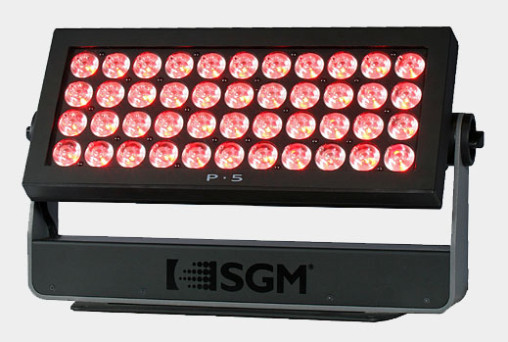 Architekturscheinwerfer SGM P-5, LED, RGBW, DMX & W-DMX